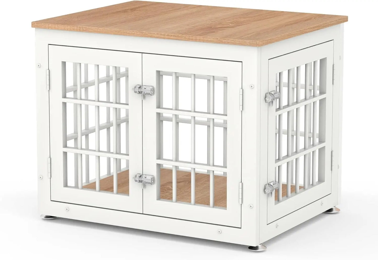 Heavy Duty Dog Crate Furniture for Small Dogs, Decorative Pet House End Table, Wooden Cage Kennel Furniture Indoor