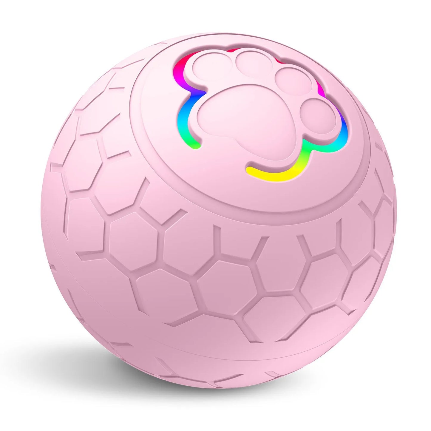 Smart Pet Jumping Ball. Interactive Balls For Small Dogs, USB Rechargeable, With Colorful Flashing Lights.