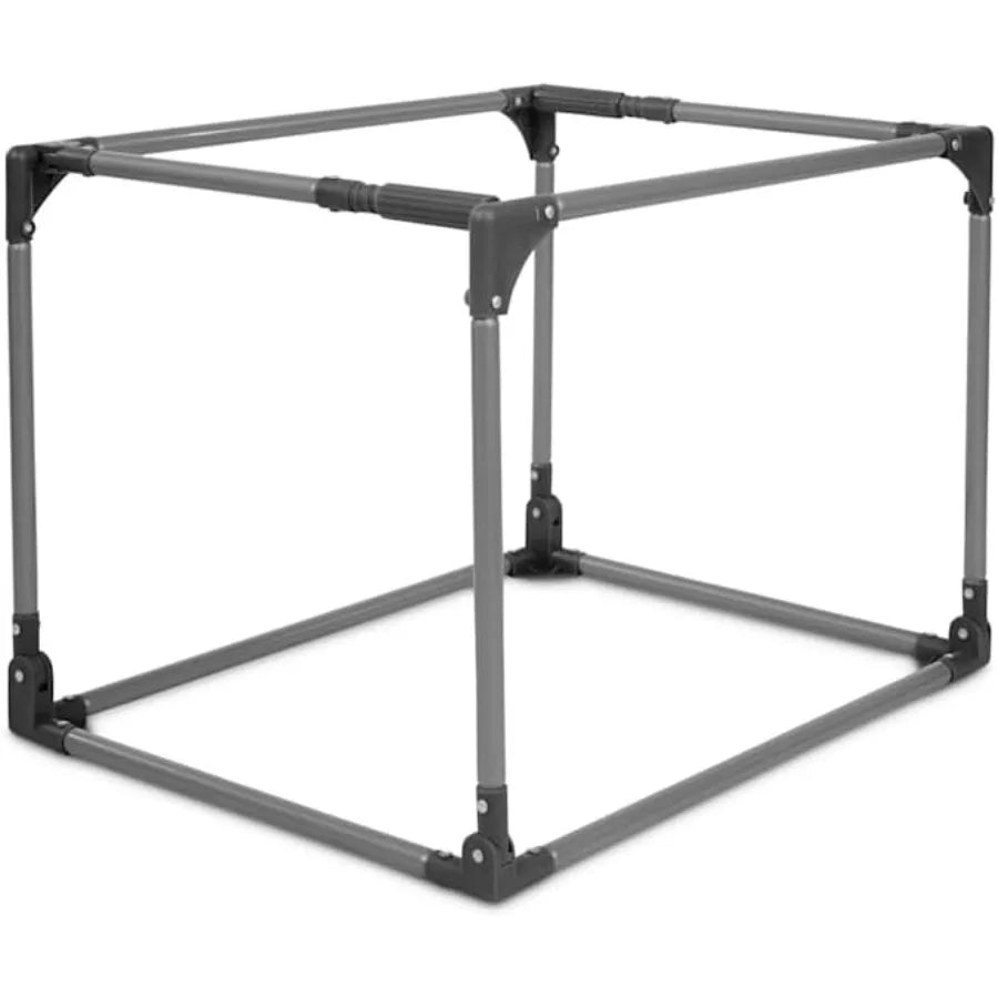 Portable Canvas Dog Crate for Travel and Outdoor Adventures: Compact Stow Go Design with Durable Fabric Ideal for Airplane Car