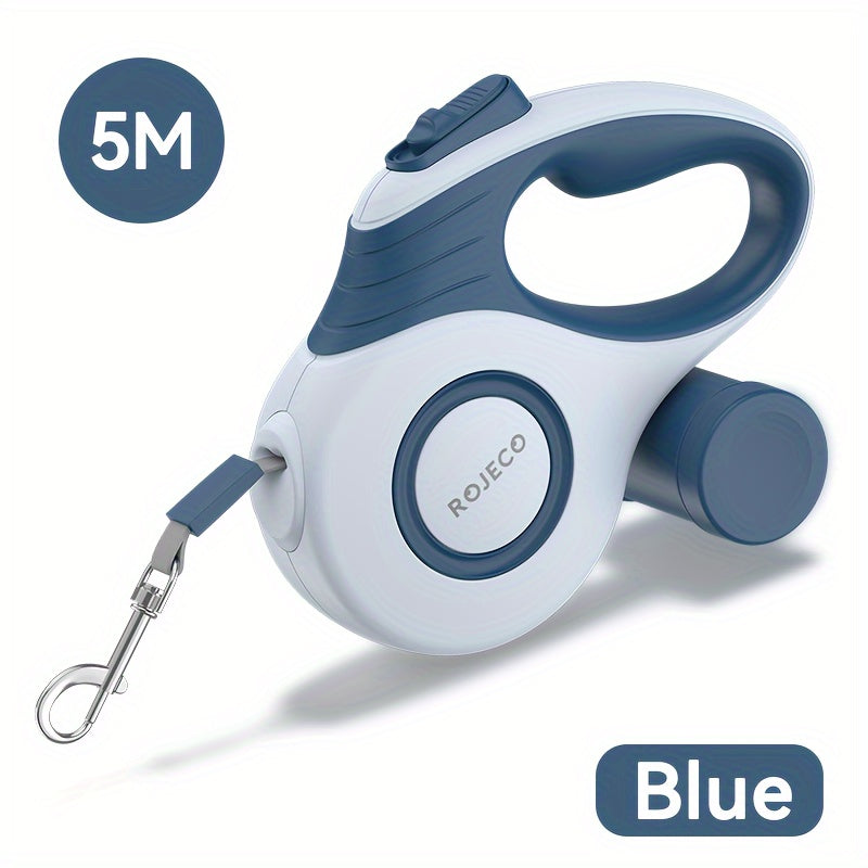 ROJECO Automatic Retractable Dog Leash Extendable Rope Dog Lead for Walking Small Large Dogs  Leash Dog Accessorie,118.11inch/196.85inch