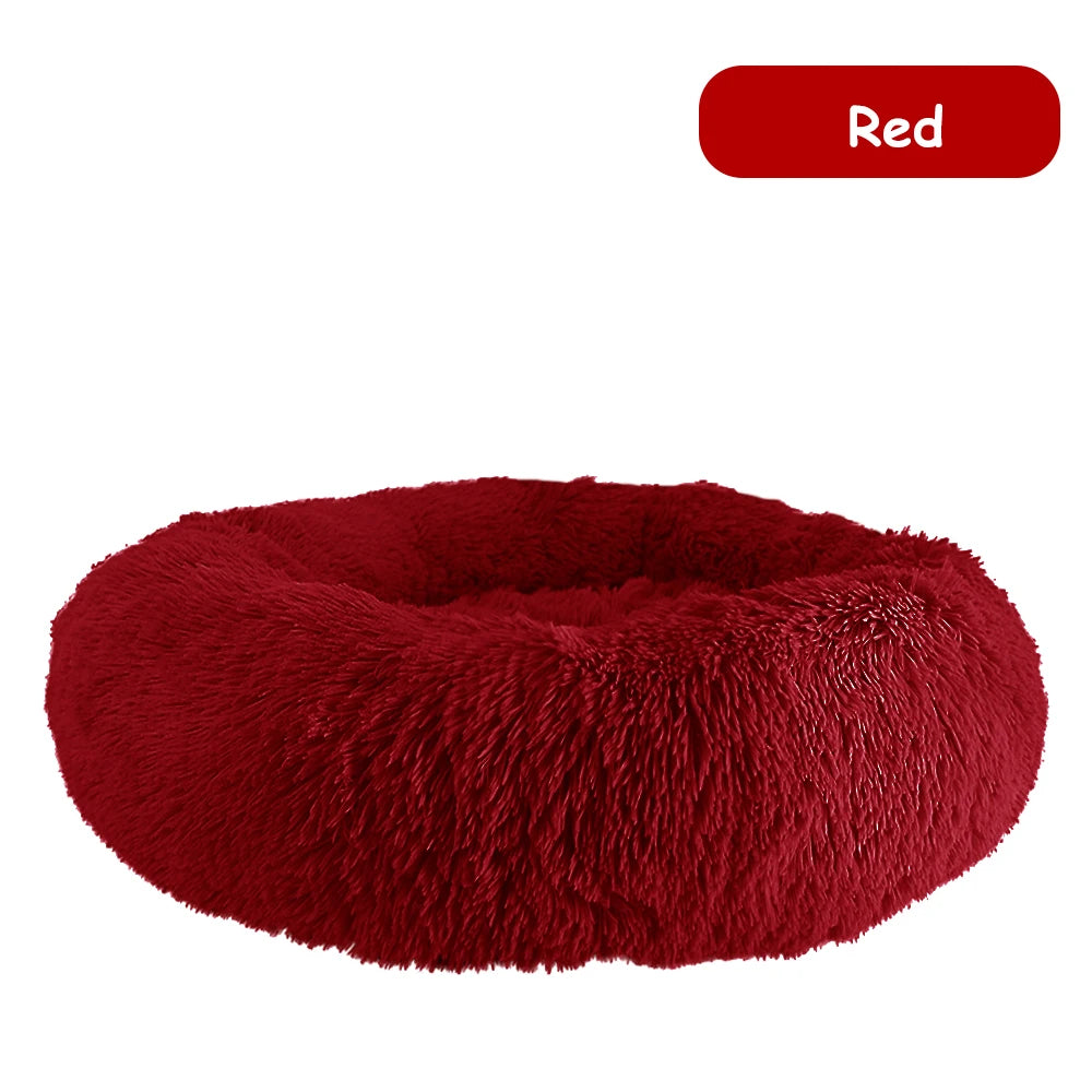 Donut Dog Bed Warm Soft Plush Pet bed For Small or Large Dog