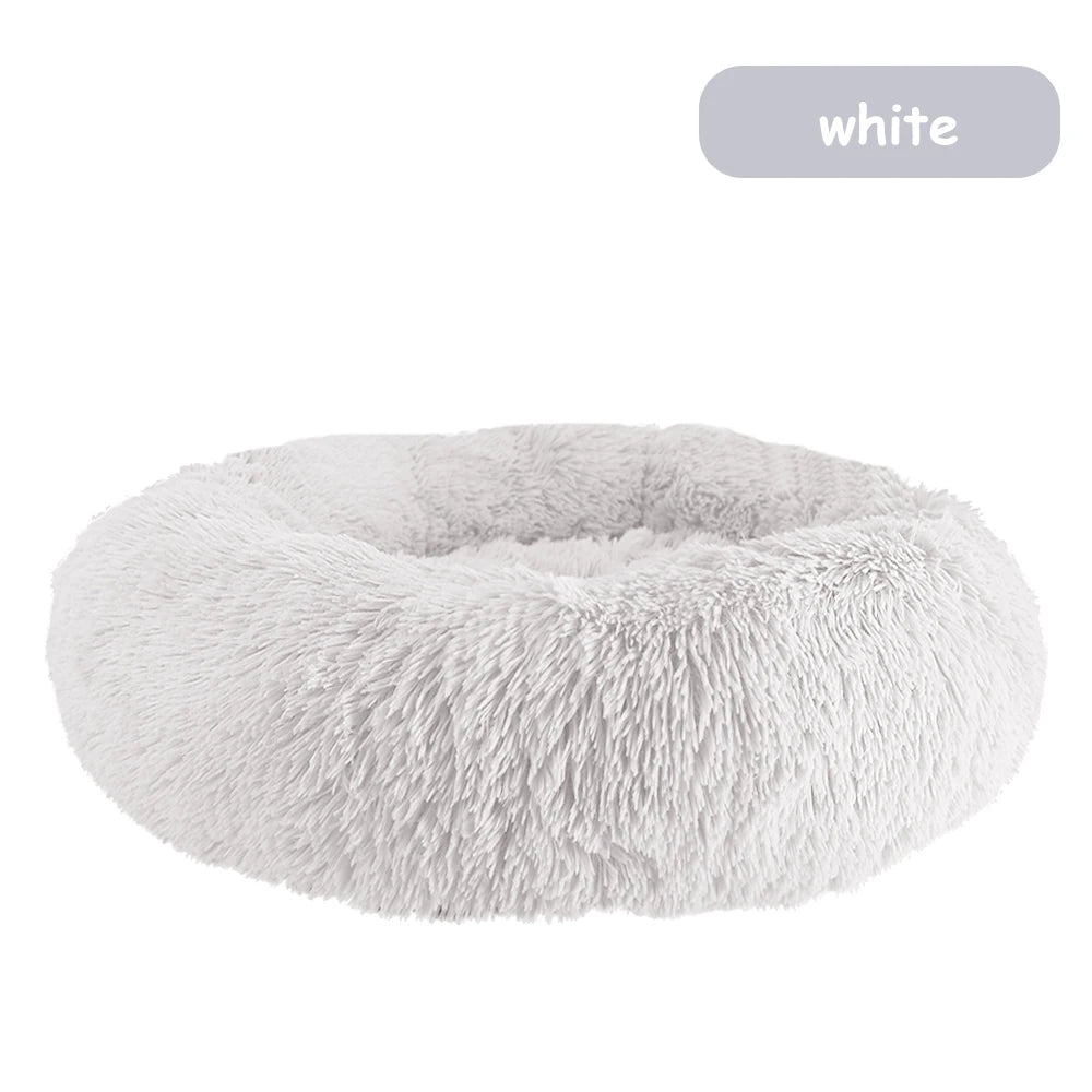 Donut Dog Bed Warm Soft Plush Pet bed For Small or Large Dog