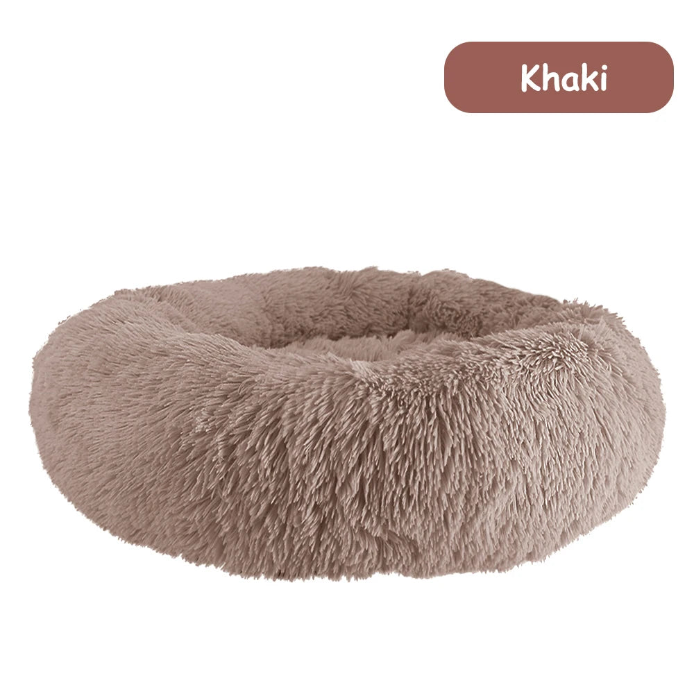 Donut Dog Bed Warm Soft Plush Pet bed For Small or Large Dog