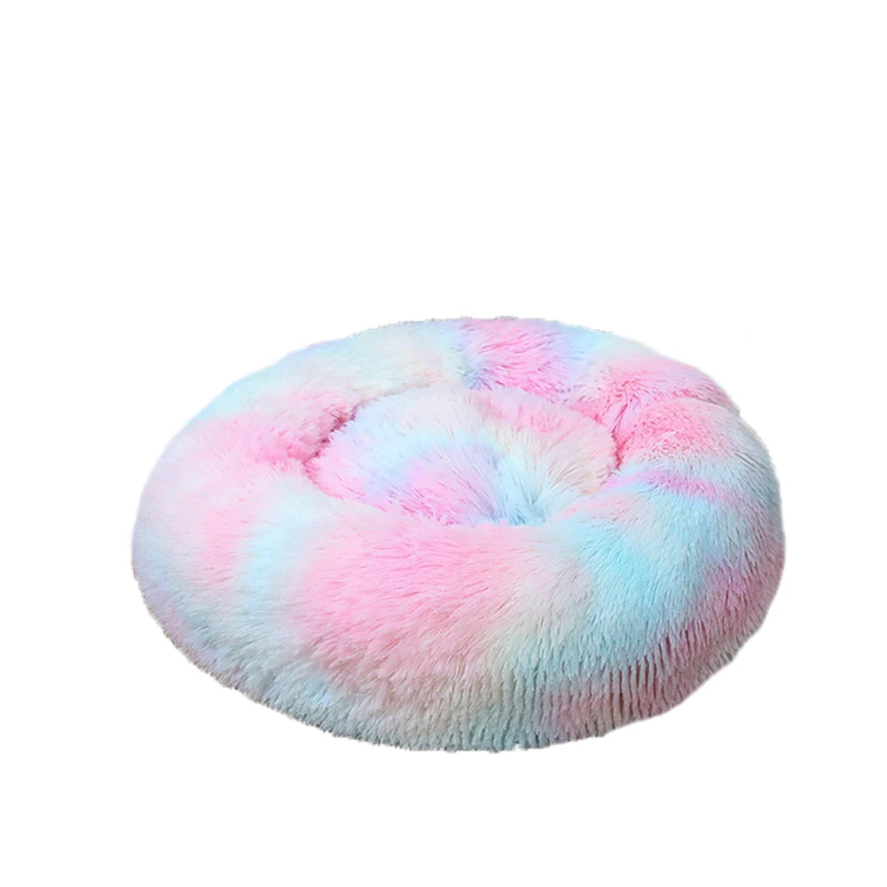Donut Dog Bed Warm Soft Plush Pet bed For Small or Large Dog