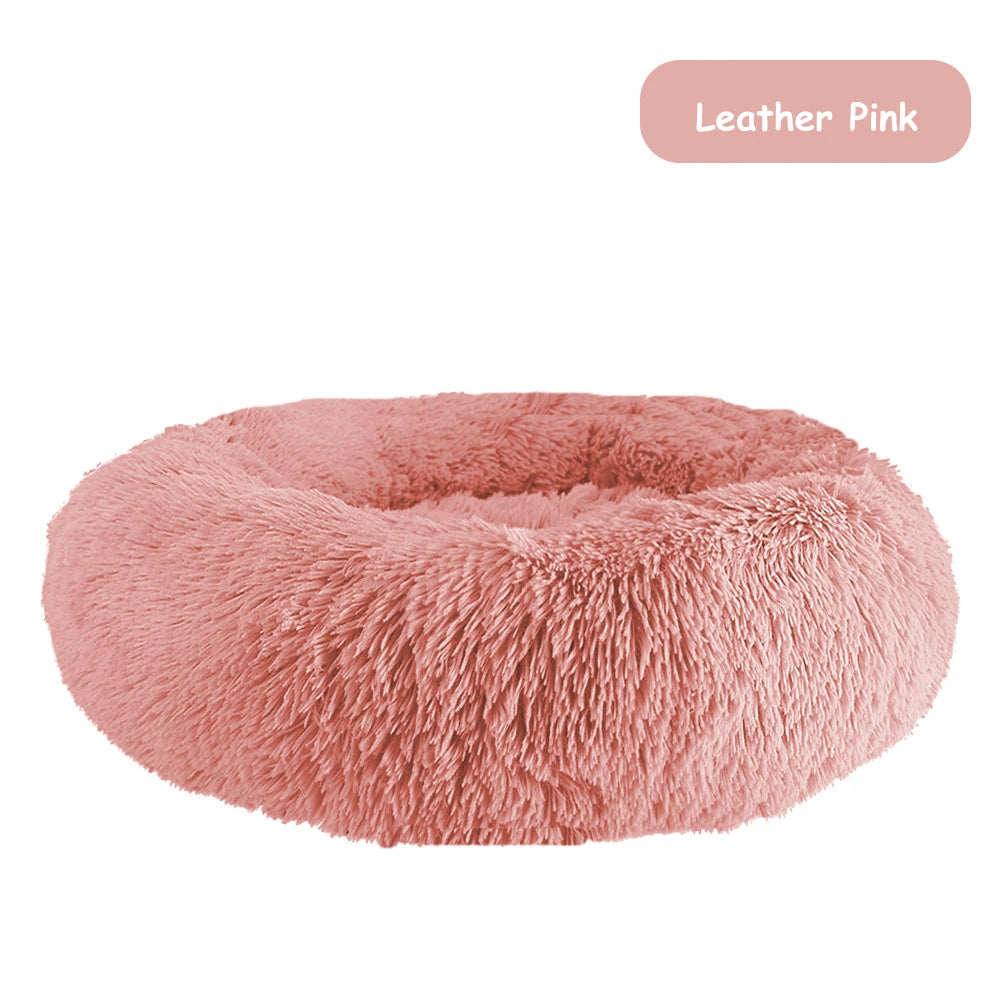Donut Dog Bed Warm Soft Plush Pet bed For Small or Large Dog