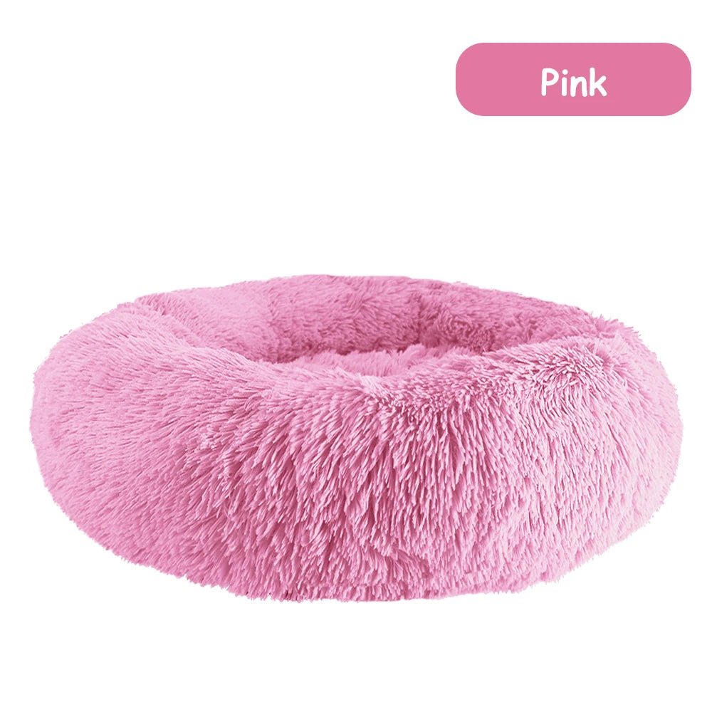 Donut Dog Bed Warm Soft Plush Pet bed For Small or Large Dog