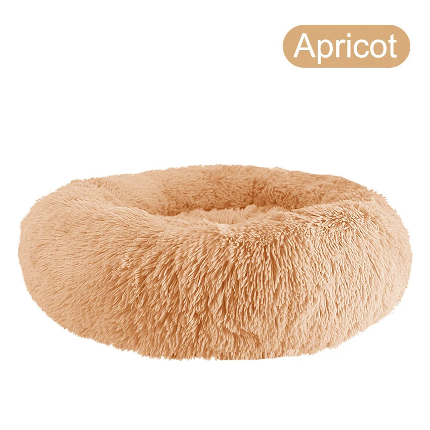 Donut Dog Bed Warm Soft Plush Pet bed For Small or Large Dog