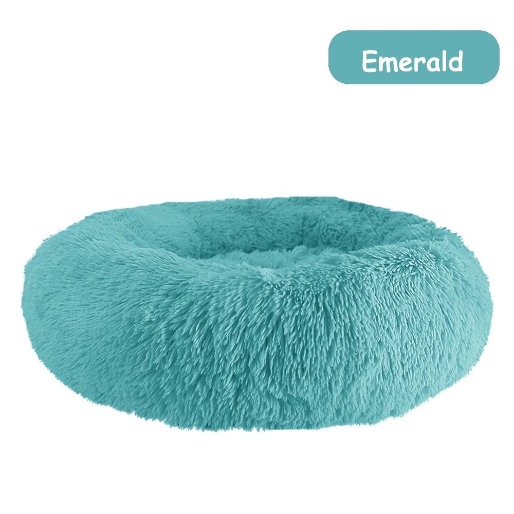 Donut Dog Bed Warm Soft Plush Pet bed For Small or Large Dog