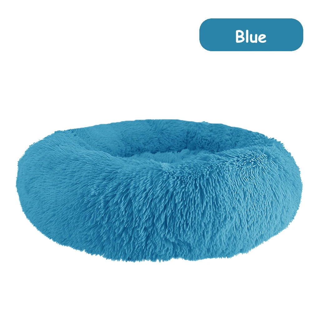 Donut Dog Bed Warm Soft Plush Pet bed For Small or Large Dog