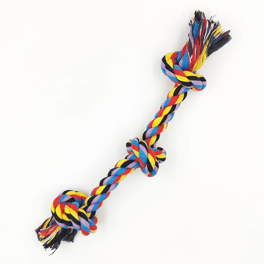 Dog Toy Pet Molar Bite-resistant Cotton Rope Knot for Small Dog Puppy Relieving Stuffy Cleaning Teeth Pet Chew Toys