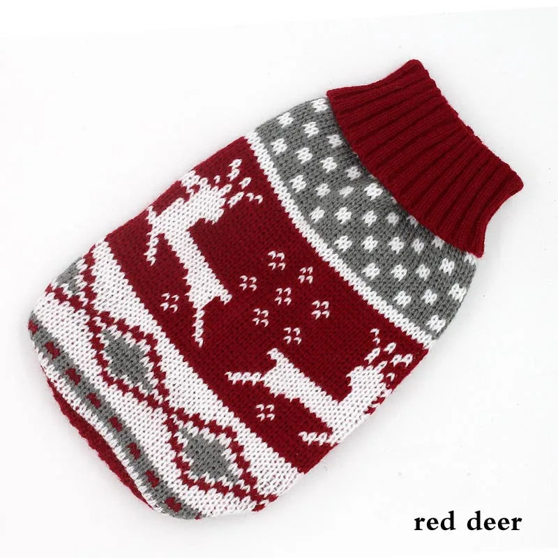 Knitted Puppy Cat Sweater 
Warm Pet Dog Sweater Winter Dog Clothes for Small Medium Dogs