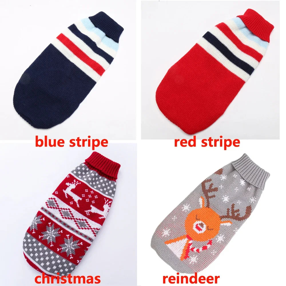 Dog Sweater,Knit Big Dog Sweater Christmas,Pet Turtleneck Doggy Sweatshirt for Extra Large Dogs boy Girl,Large Size Dog Cold