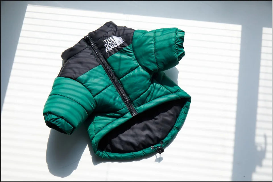 The Dog Fans Winter Down Jacket 
Thick Dog Coat