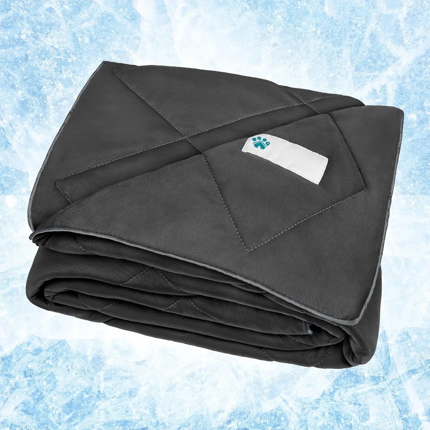 Advanced Cooling Dog Blanket | Lightweight and Fluffy Pet Blanket Bed Cover | 40x60, Grey