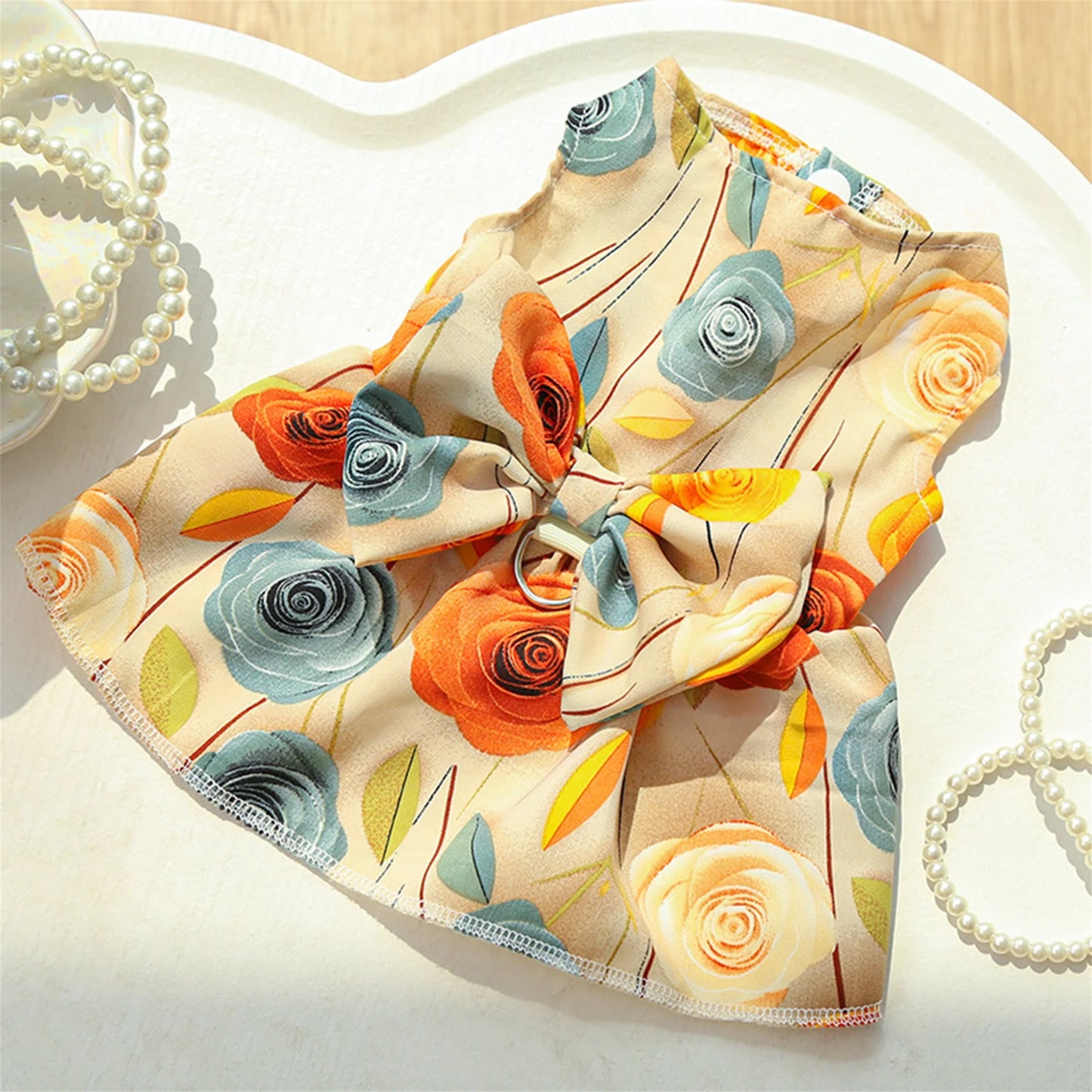 Cute Floral Dress For Puppy or Cat
