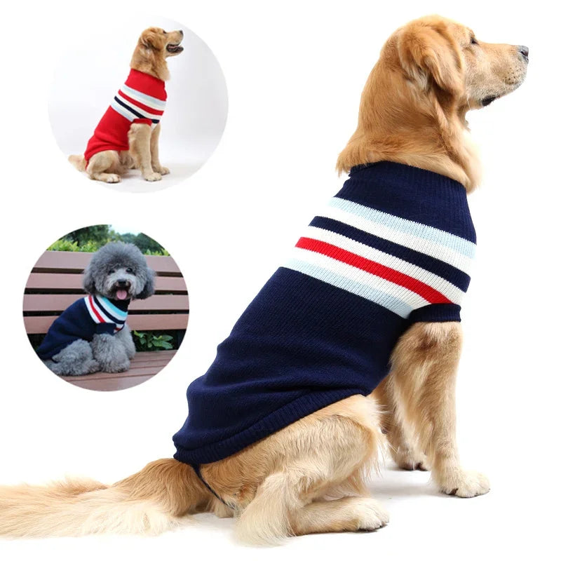 Dog Sweater,Knit Big Dog Sweater Christmas,Pet Turtleneck Doggy Sweatshirt for Extra Large Dogs boy Girl,Large Size Dog Cold