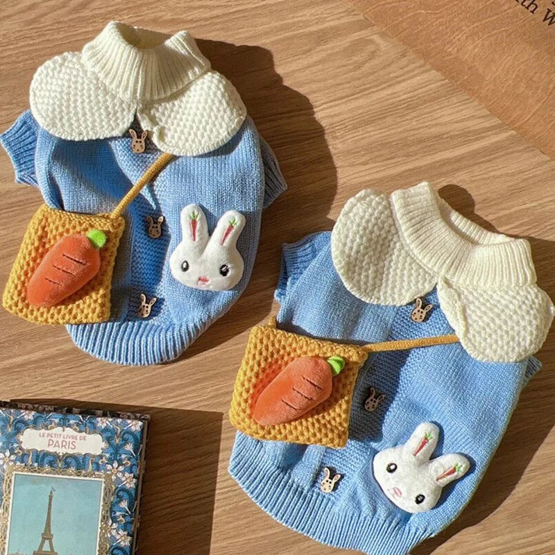 Blue Rabbit Warm Pet Sweater