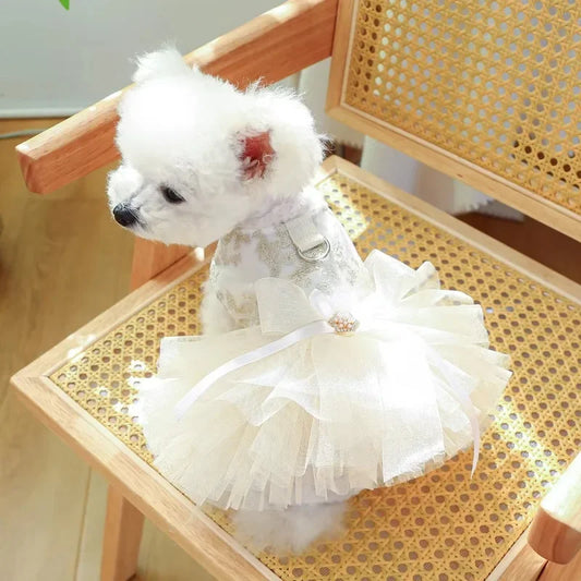 Fancy Princess/Wedding Dress for Dogs or Cats.