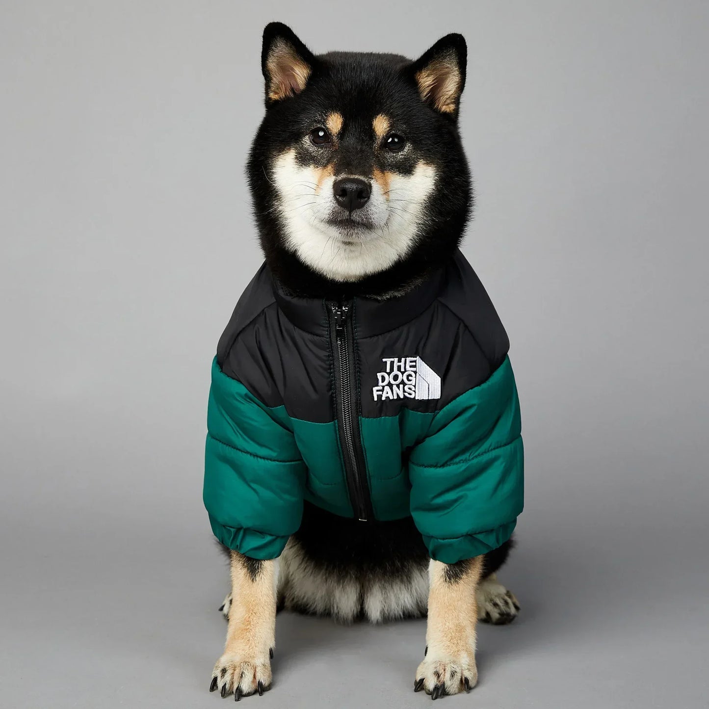 The Dog Fans Winter Down Jacket 
Thick Dog Coat