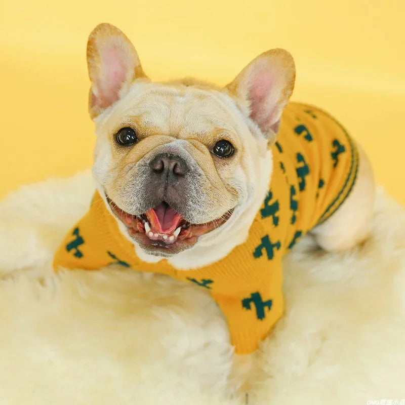 Knitted Cactus Sweater 
Pet Clothes Dog Cat Warm Pullover Knitted Sweater