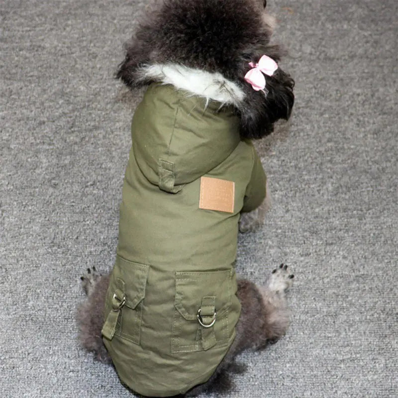 Winter Dog Clothes Puppy Pet Dog Coat Jacket For Small Medium Dog Thicken Warm Hoodie Pets Clothing