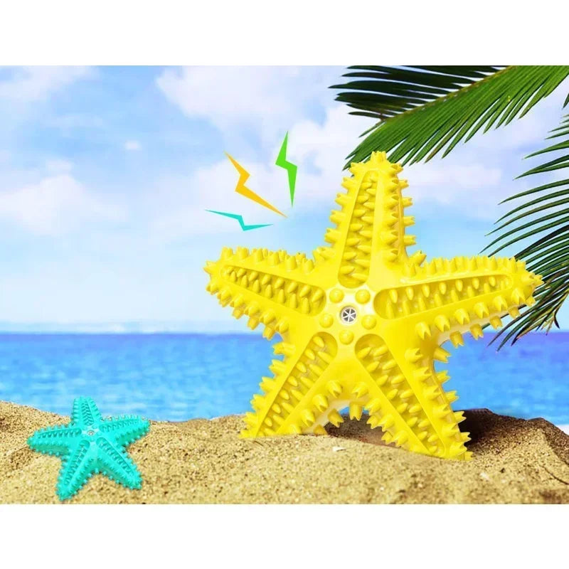 Starfish Interactive Rubber Chew Toys For Dog 
Oral Cleaning Products Dog Chew Toys Tooth Cleaning Toothbrush
