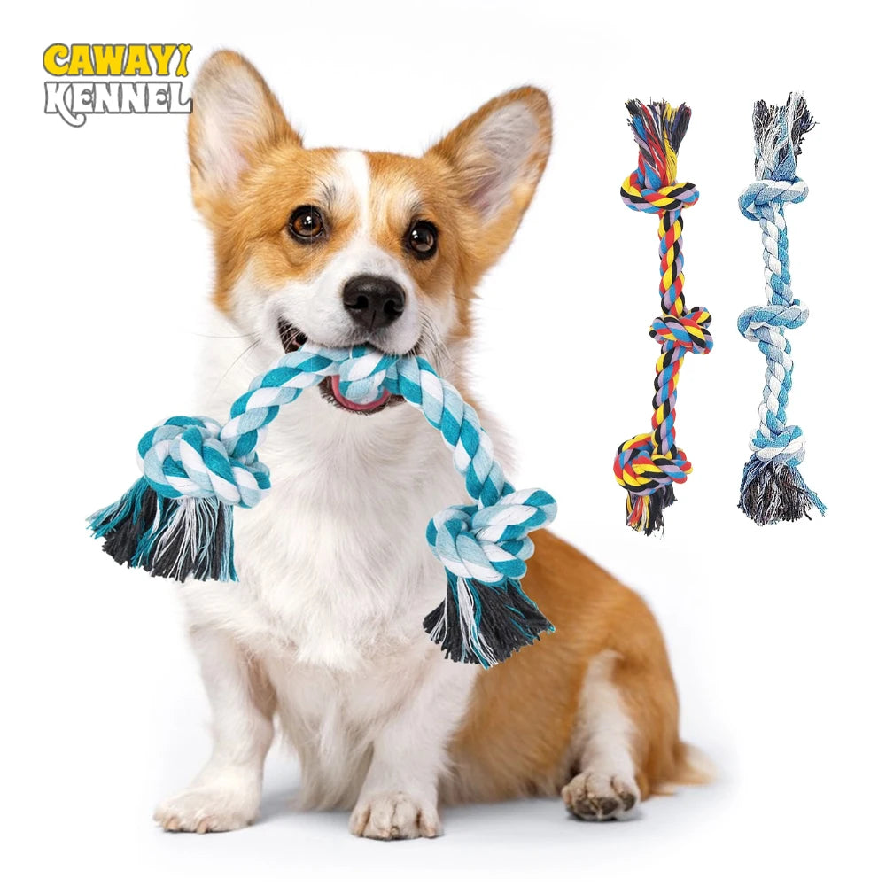 Dog Toy Pet Molar Bite-resistant Cotton Rope Knot for Small Dog Puppy Relieving Stuffy Cleaning Teeth Pet Chew Toys