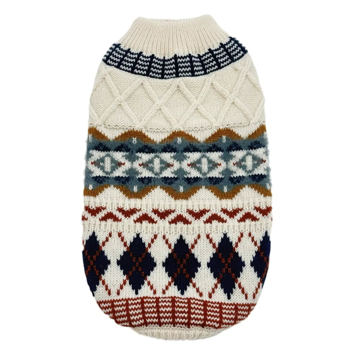Nordic Style Knitted Pet Sweater