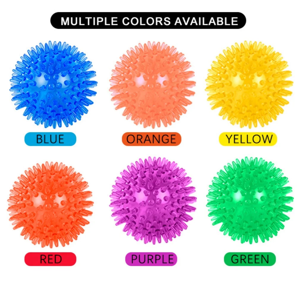 6PCS Squeaky Tooth Cleaning Balls for Dogs