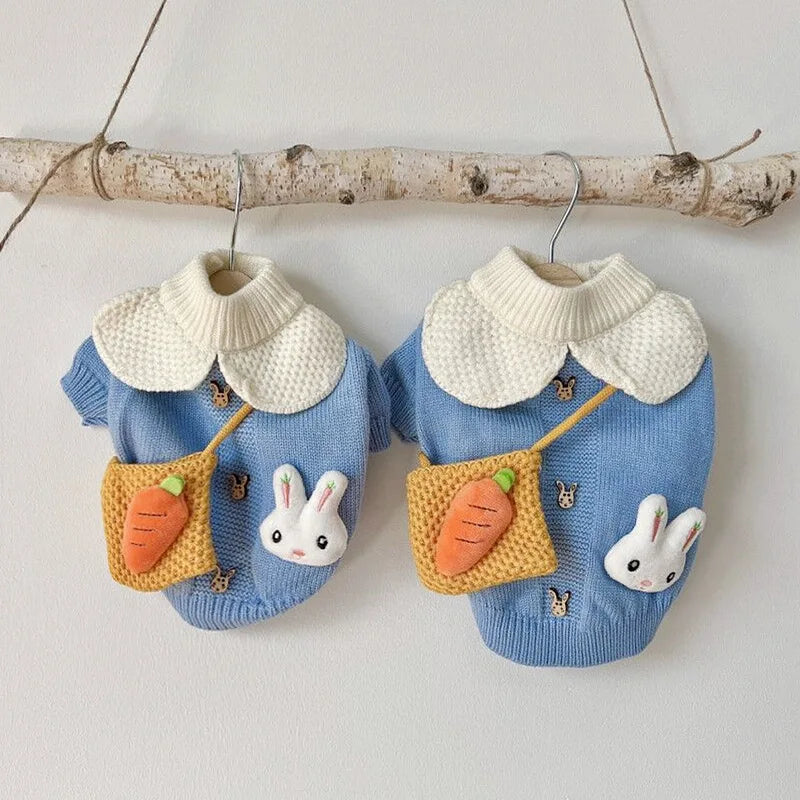 Blue Rabbit Warm Pet Sweater