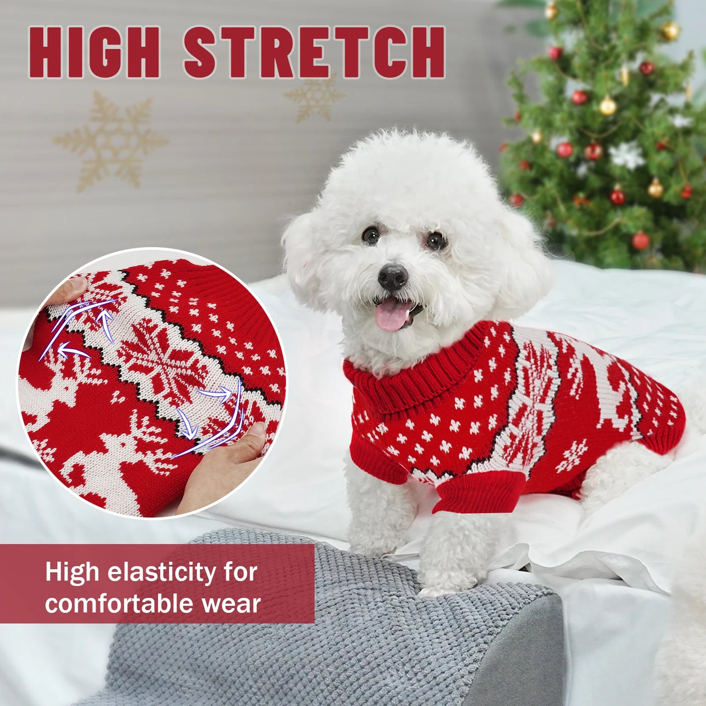 Christmas Sweater For Dog or Cat