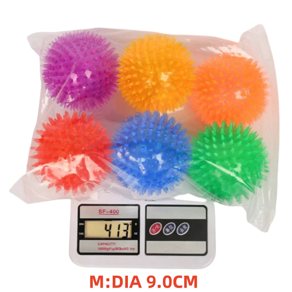 6PCS Squeaky Tooth Cleaning Balls for Dogs