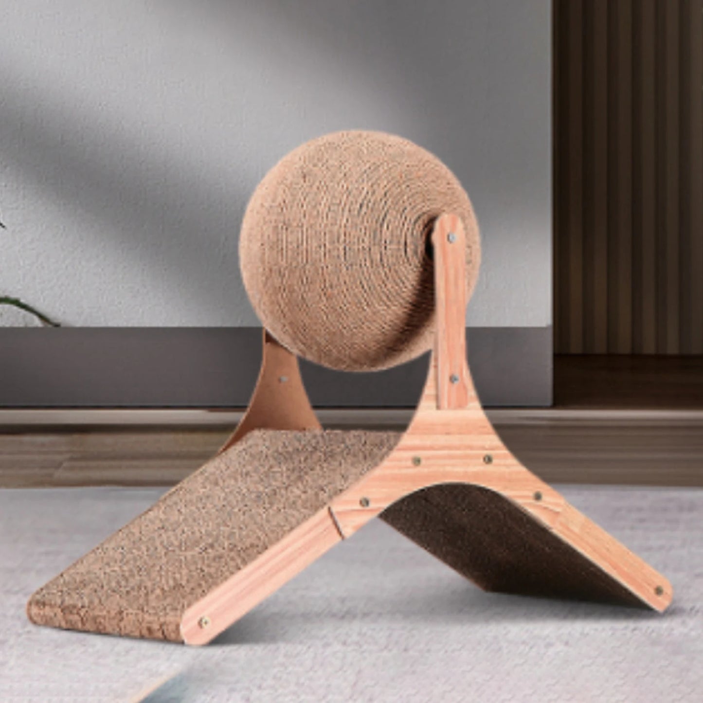 Cat Scratcher Toy Interactive Pet Toy Wear Resistant Furniture Protection Scratching Ball for Grind Claw Playing Indoor Cats