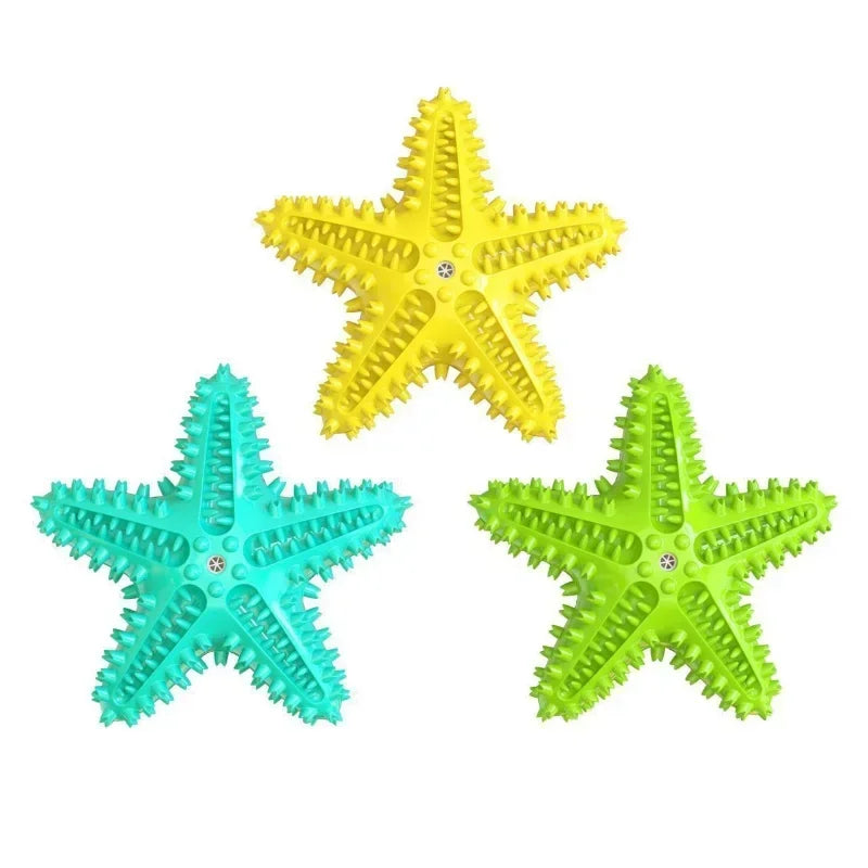 Starfish Interactive Rubber Chew Toys For Dog 
Oral Cleaning Products Dog Chew Toys Tooth Cleaning Toothbrush