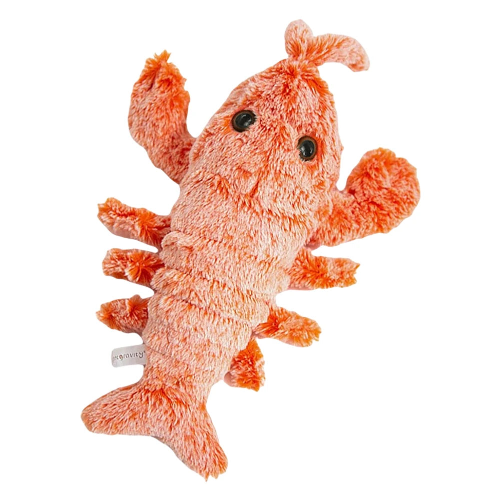 Moving Lobster Chew Toy.  Interactive Dog Toys To Keep Them Busy.  Floppy Lobster Pet Squeak Toys for Small, Medium, and Large Dogs