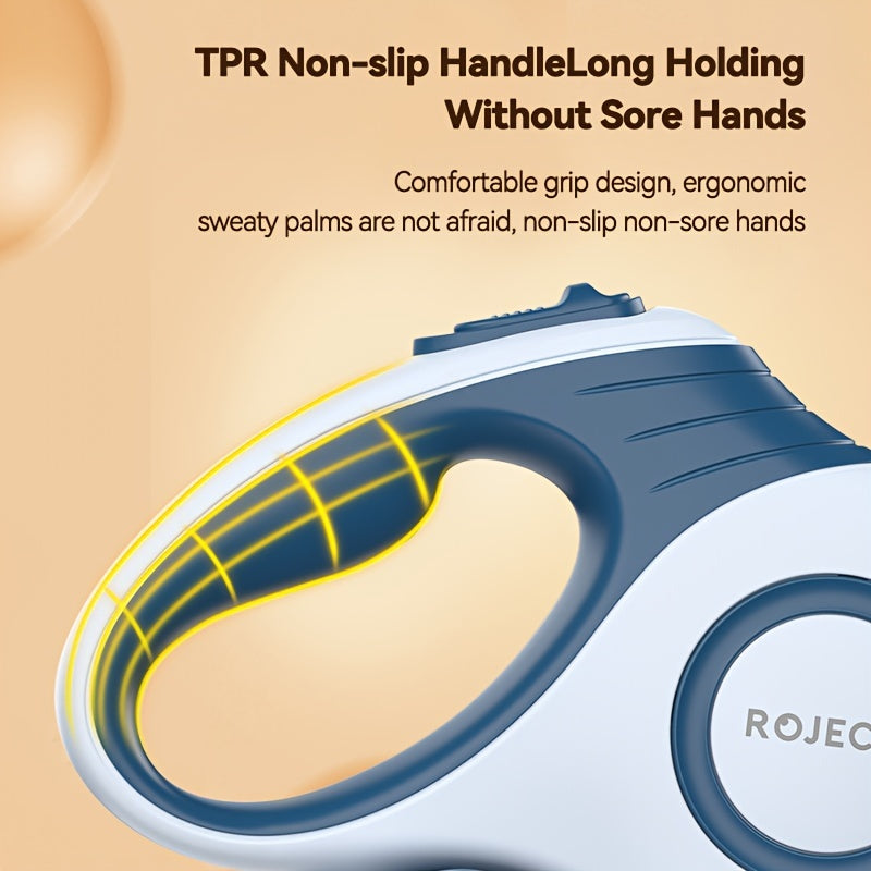 ROJECO Automatic Retractable Dog Leash Extendable Rope Dog Lead for Walking Small Large Dogs  Leash Dog Accessorie,118.11inch/196.85inch